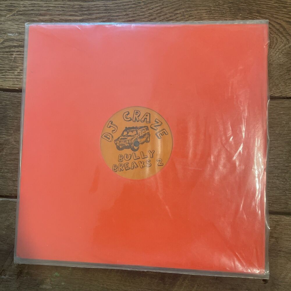 Dj Craze Bully Breaks 2 12” Vinyl Battle Record HTF Red Label Ammo Records